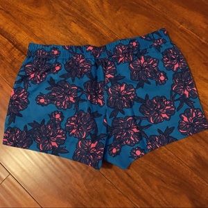 JCrew Floral Boardwalk Pull-on Shorts